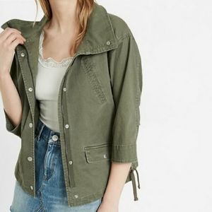 Express Embroidered Military Jacket XXS/XS